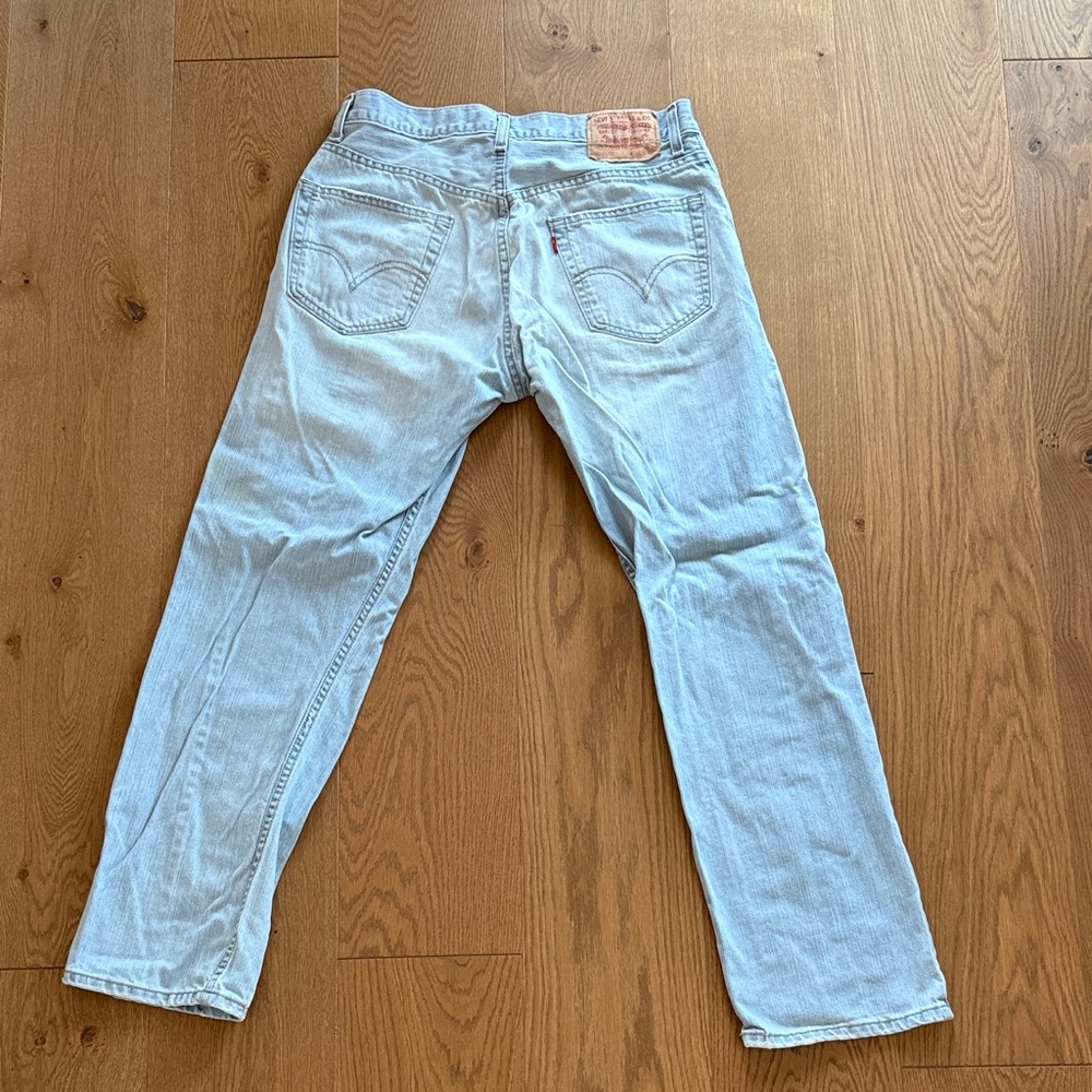 Men's Levi's 505 Denim Jeans in Light Blue, W32", L30"